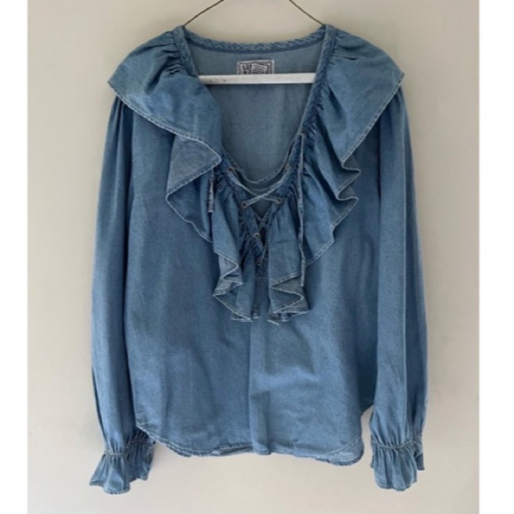 Vintage The Limited jeans blouse - Size M - Circa 90’s - Unworn